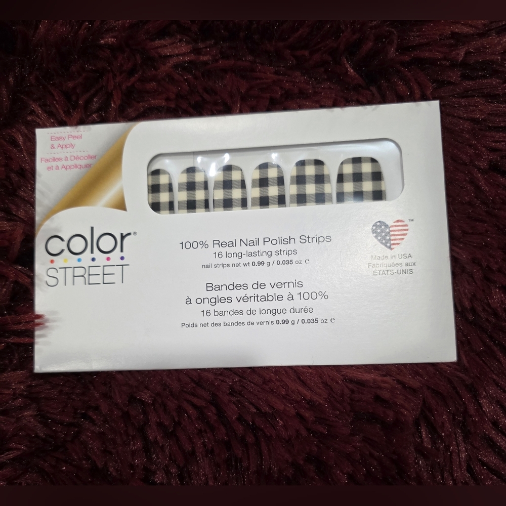 Color Street Plaid About You Nail Strips